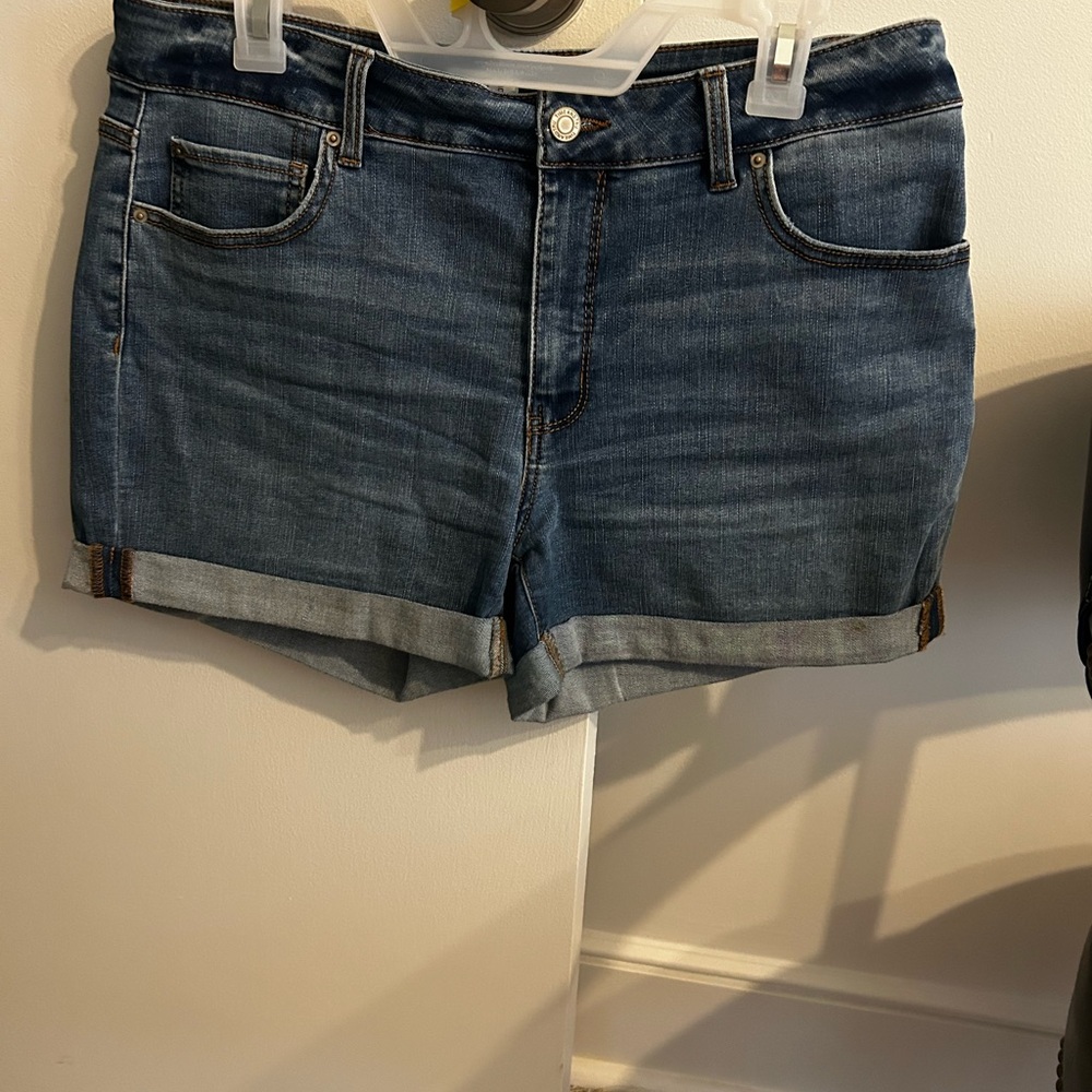 Time and Tru Dark Blue Jean Shorts